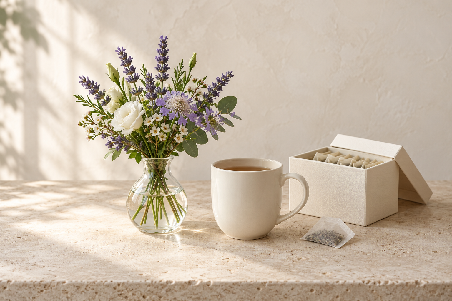 Tea & Blooms Gift Set