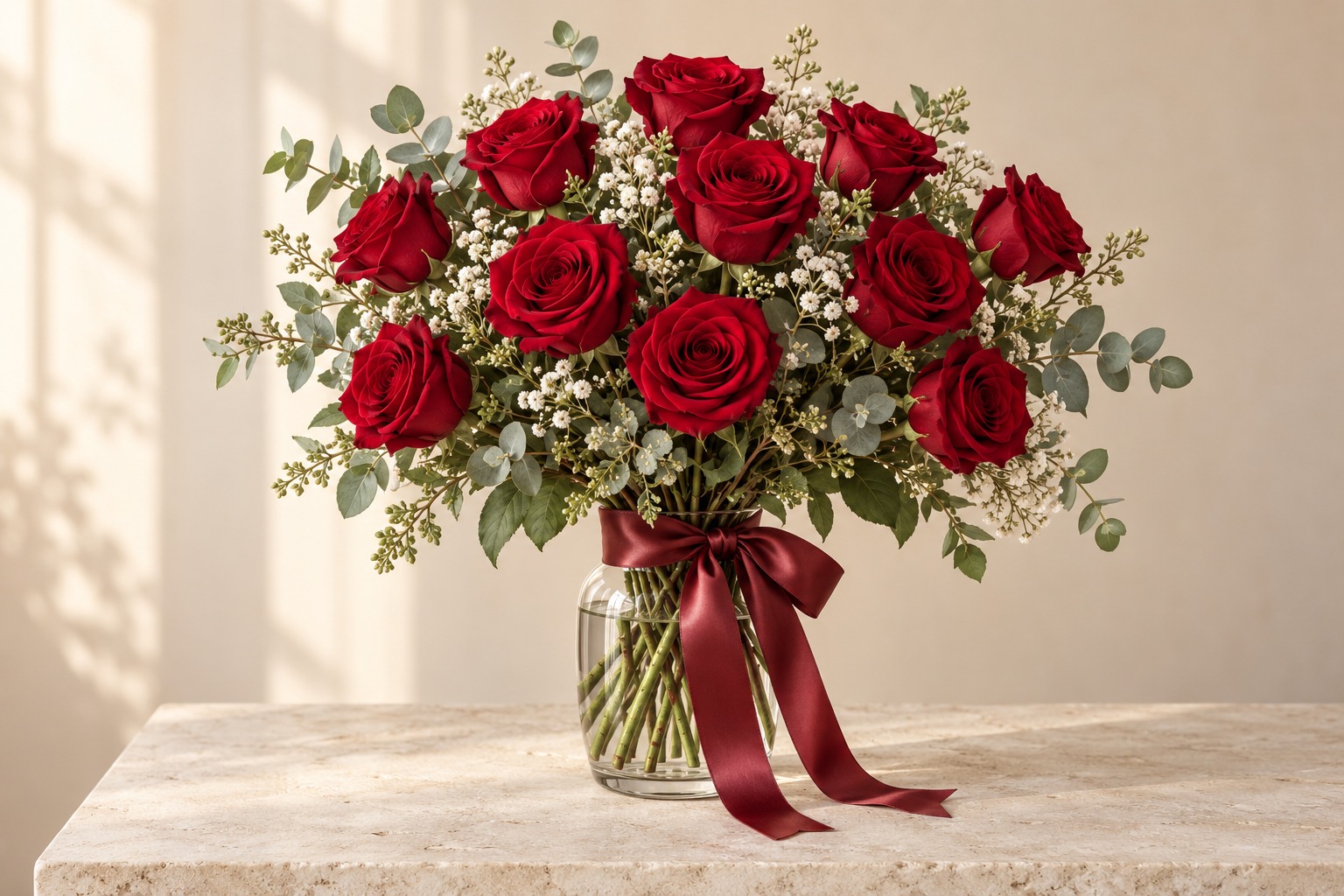 Forever Yours — A Dozen Red Roses