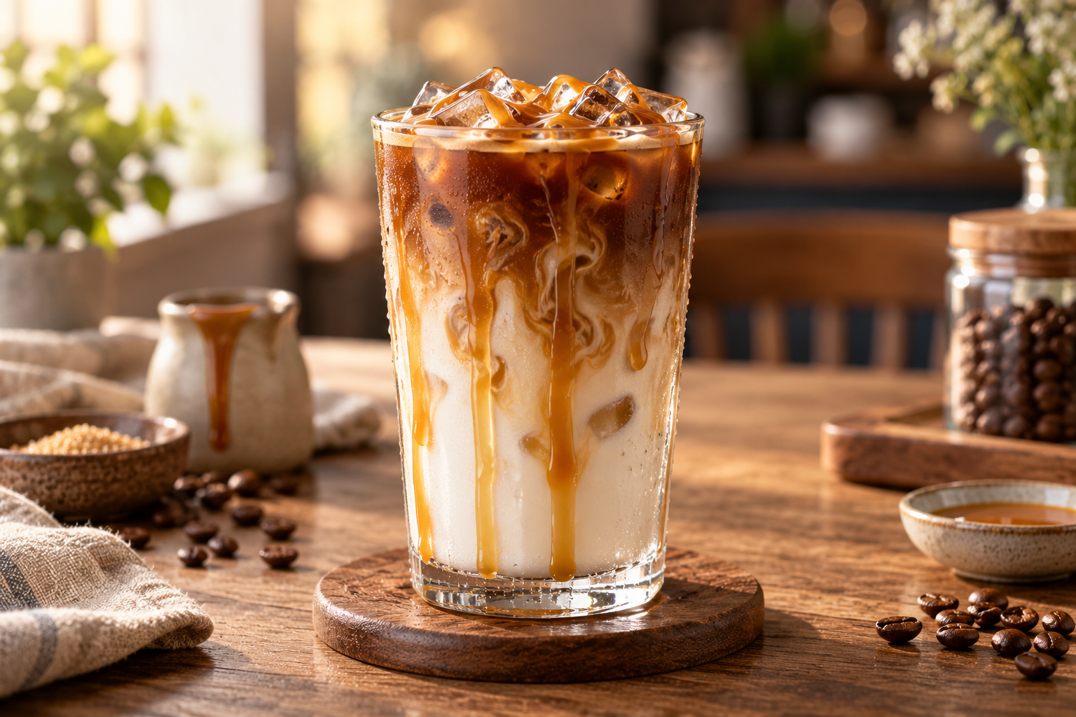 Iced Caramel Macchiato (16 oz)