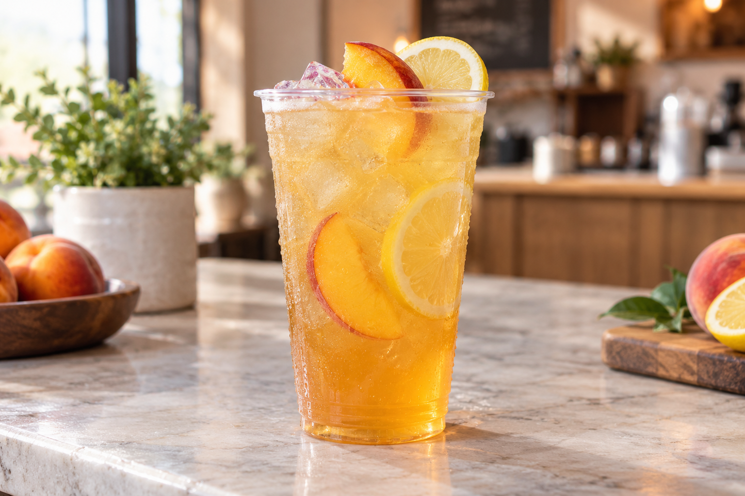 Peach Lemon Refresher (20 oz)