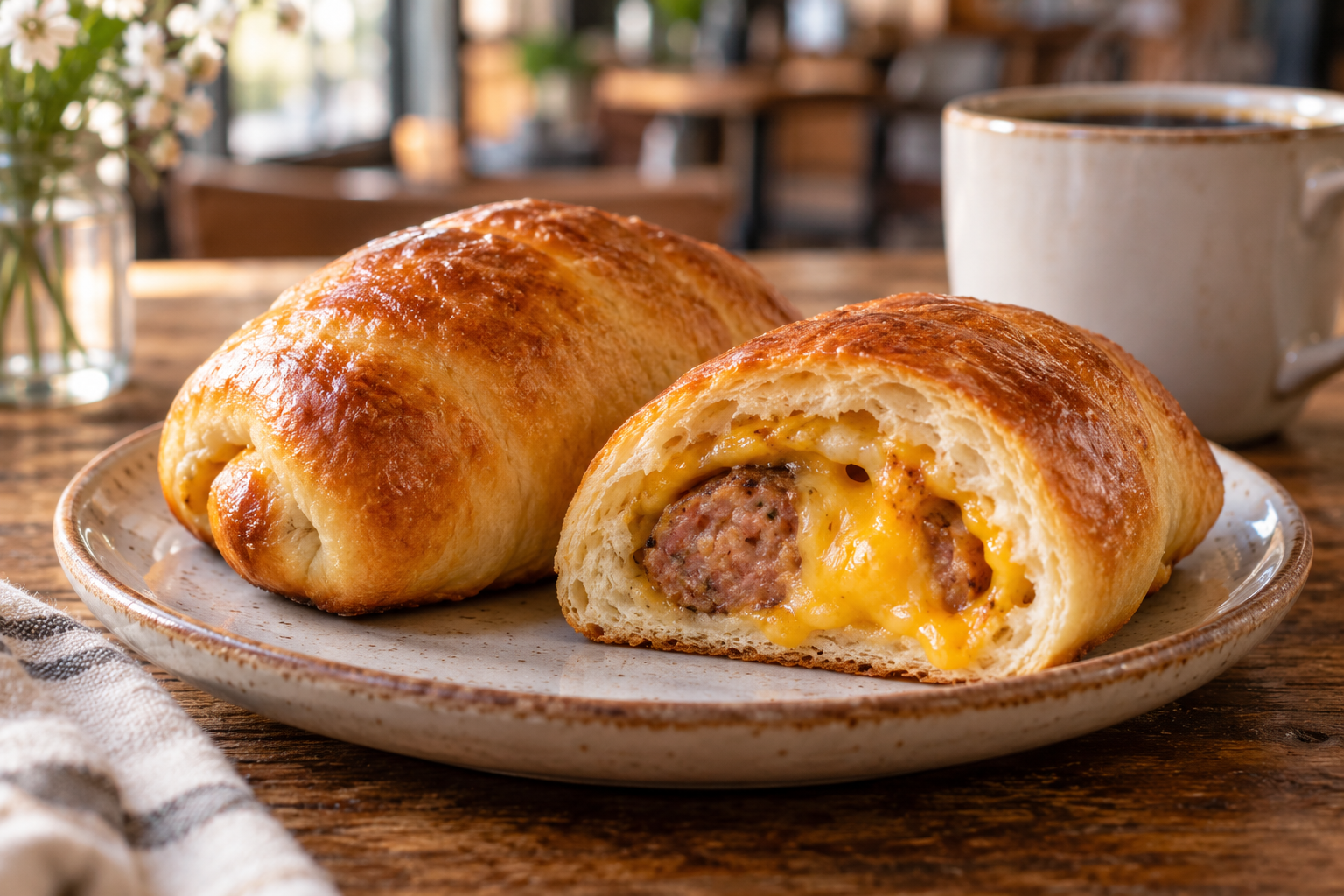 Kolache - Sausage and Cheese