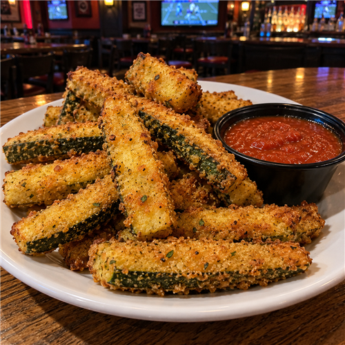 Happy Hour Zucchini Sticks