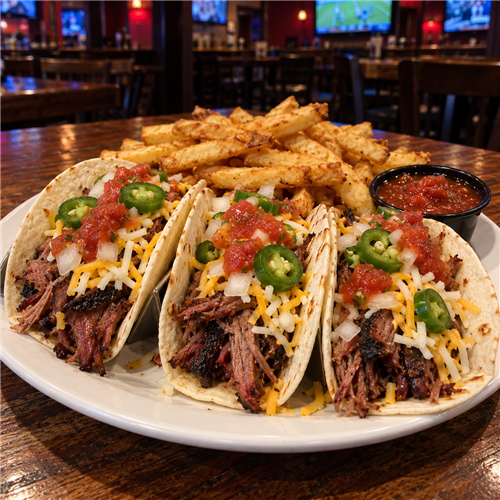 Smoke Shack Brisket Tacos