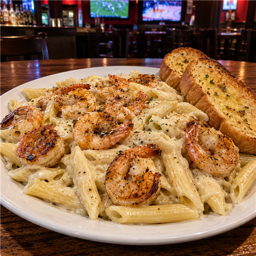 Shrimp Penne Pasta
