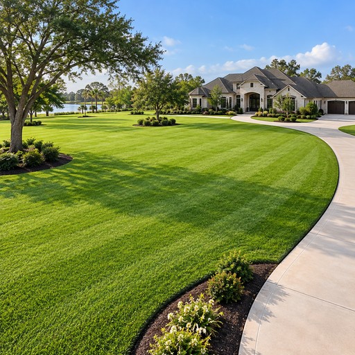 Lawn Mowing, Trimming, Edging & Blowing - Over 10,000 to 12,500 sq ft