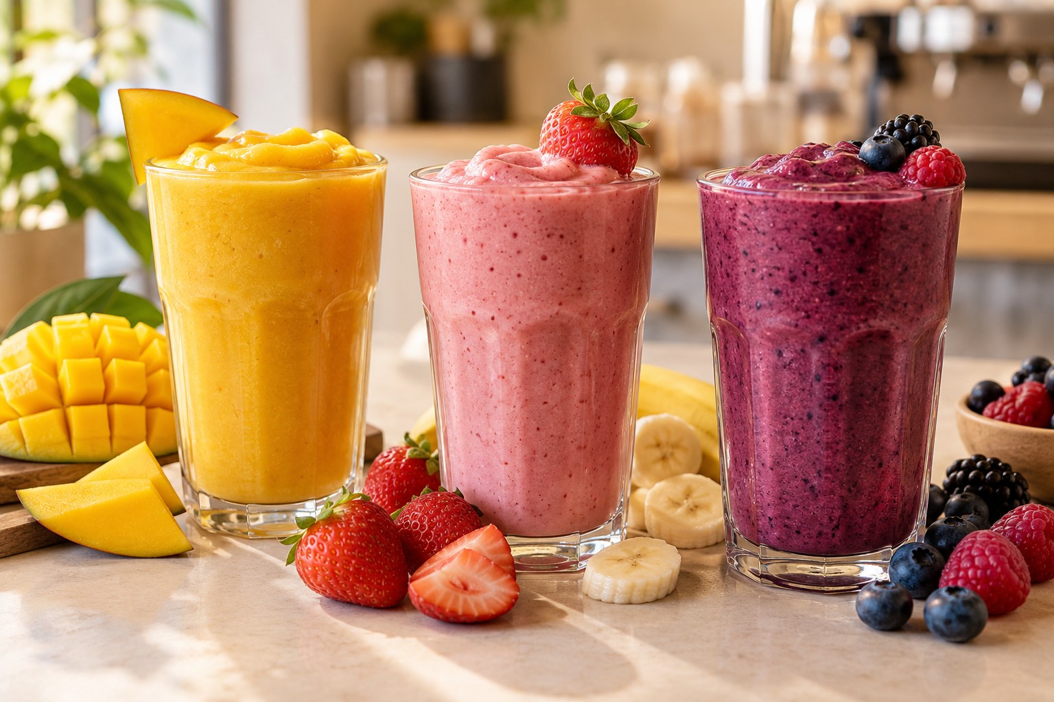 What Makes A Smoothie Satisfying — illustrative café photography