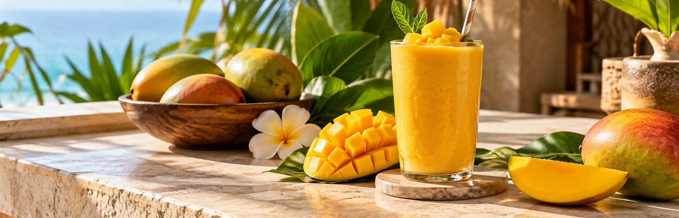 Mango Madness And Tropical Flavor — illustrative café photography