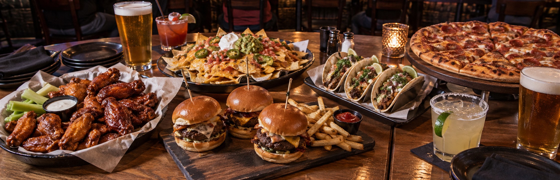 Begin With The Live Food Menu at a neighborhood sports bar