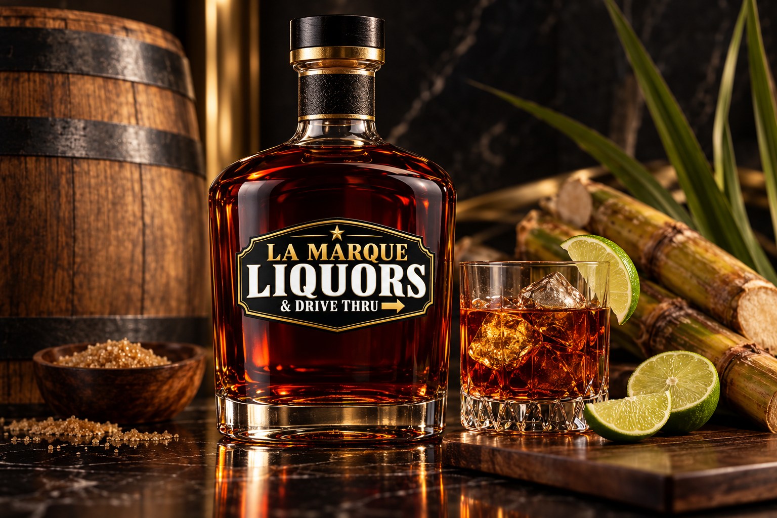 Rum — illustrative branded artwork