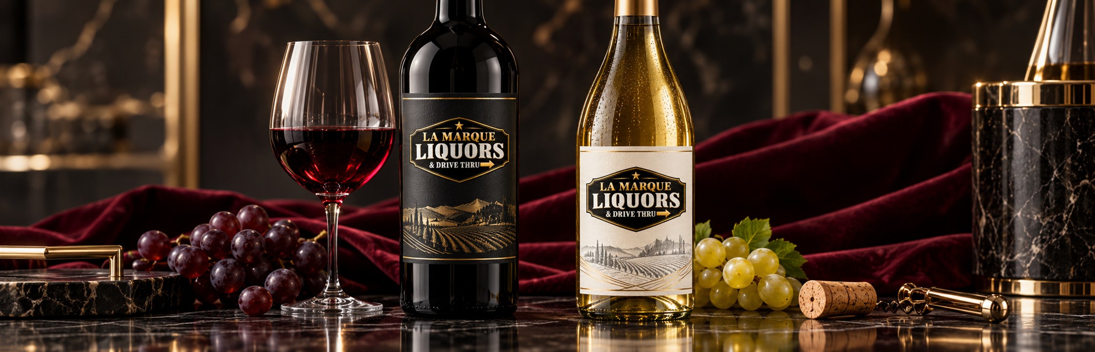 Wine — illustrative branded artwork